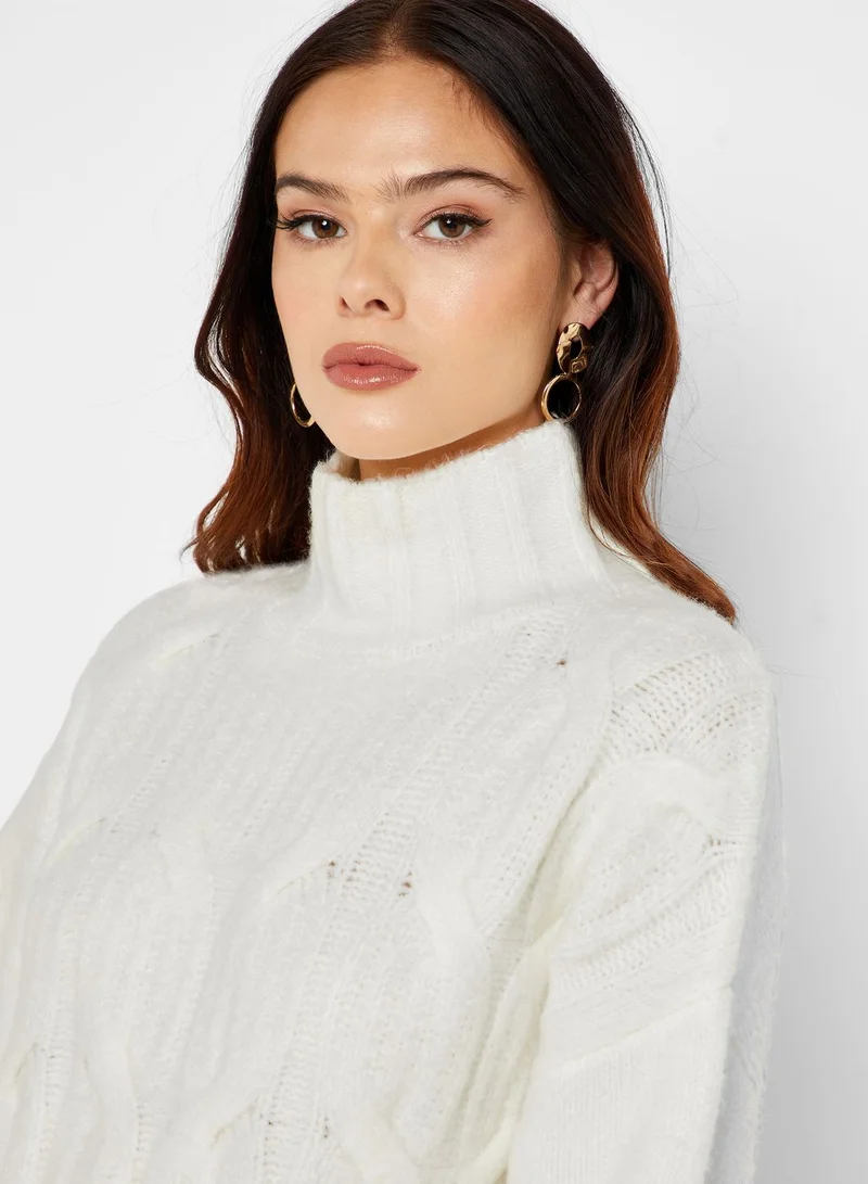 LOST INK High Neck Sweater