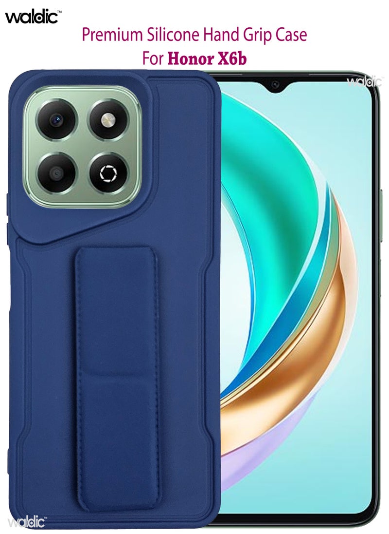 Waldic - غطاء حماية خلفي من السيليكون بحلقة معدنية لهاتف Tecno Camon 19 Pro - أزرق - Image 1