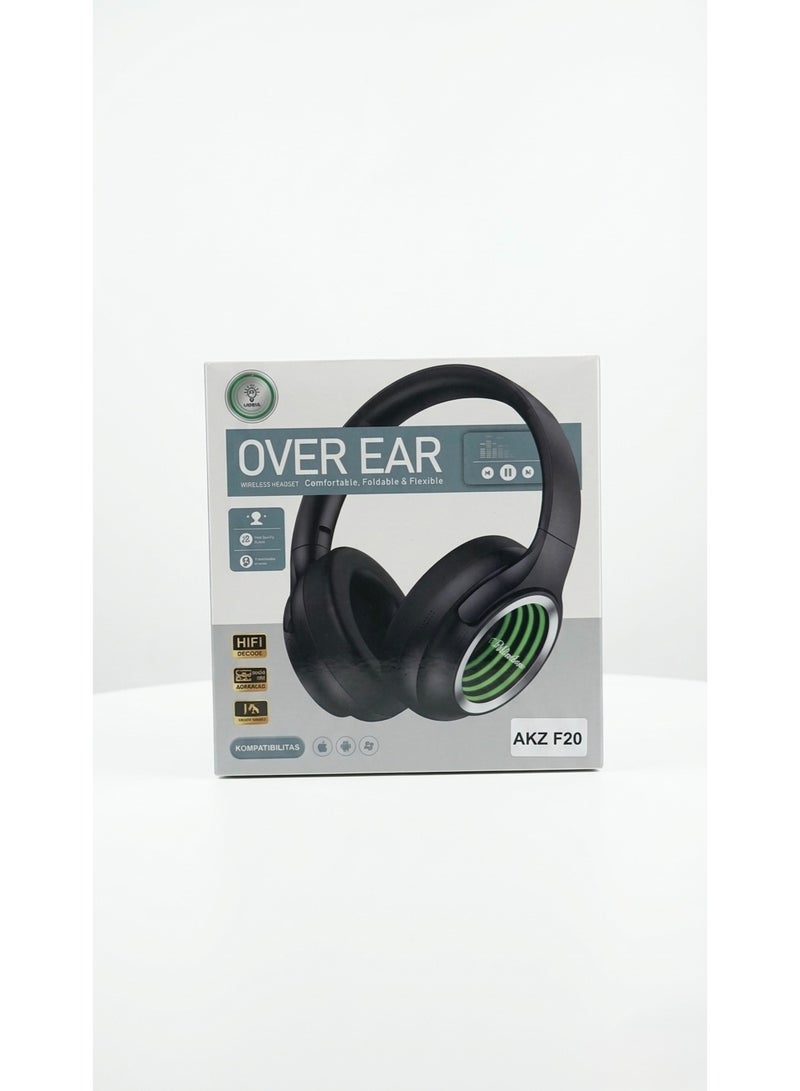 XY-263BT Wireless Over-Ear Headphones with LED Screen - Bluetooth 5.3, Hi-Fi Deep Bass, Foldable & Comfortable Design - Image 1