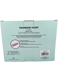 Creative Home Inflatable Pool Float ,Rainbow Floatie Lounger, Inflatable Floating Mattress Raft Sun Lounger for Swimming Pool, Water Sofa Bed for Adults  - Image 2
