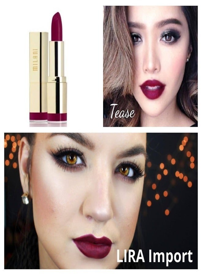 Milani Color Statement Matte Lipstick Matte Tease Cruelty-Free Nourishing Lipstick in Vibrant Shades 5g - Image 2
