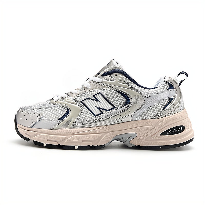 Putian High Version Nb Gray Silver White Men'S And Women'S Pure Original Mesh Summer Couple Sports And Leisure Dad Shoes - Image 5