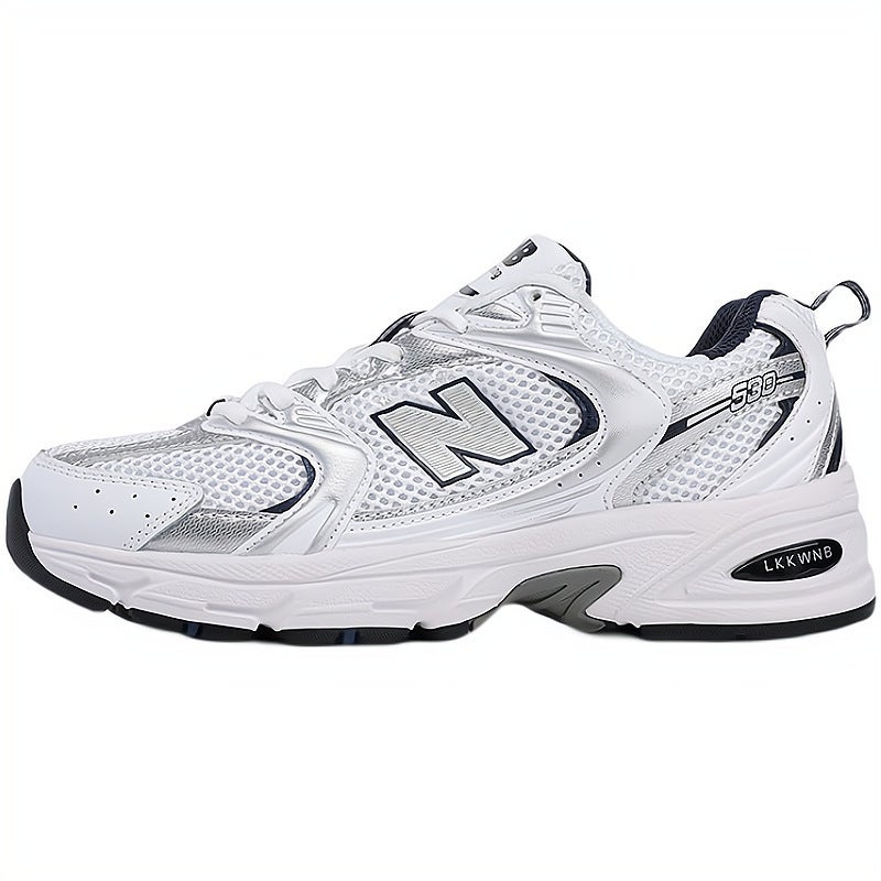 Putian High Version Nb Gray Silver White Men'S And Women'S Pure Original Mesh Summer Couple Sports And Leisure Dad Shoes - Image 1