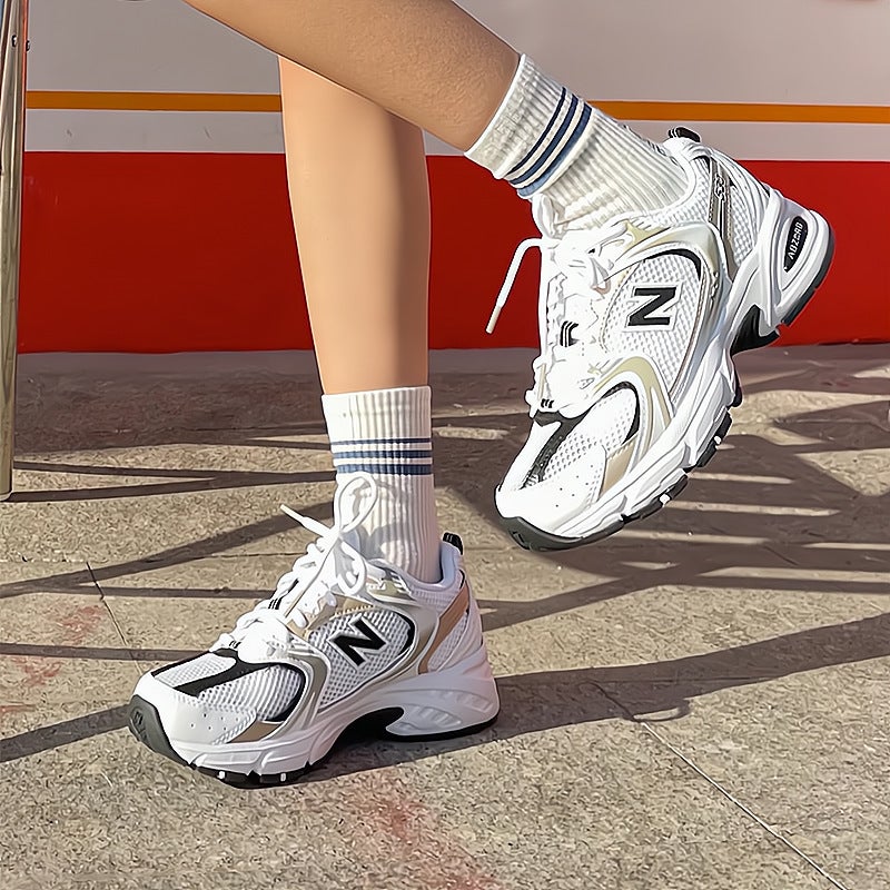 Putian High Version Nb Gray Silver White Men'S And Women'S Pure Original Mesh Summer Couple Sports And Leisure Dad Shoes - Image 4