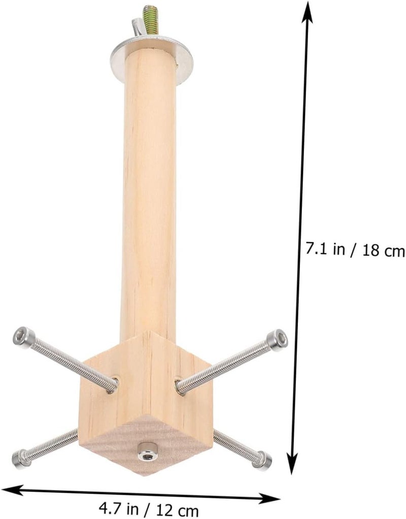 Rotating Parrot Toy for Cage Fun Foraging Bird Feeder Fruit Fork and Easy to Install Bird Accessories for Parakeets and Hamsters - Image 2