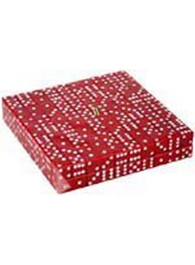 DA VINCI 16mm 6 Sided Translucent Red, Blue, or Green Gaming Dice in Bulk with Rounded Corners (100 Dice, Red) - Image 2