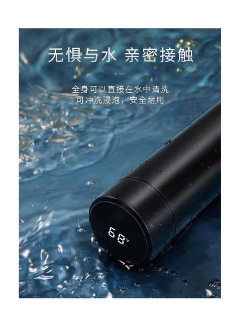 Digital thermos with lid and thermometer for drinks inside the thermos Two-in-one thermos IR