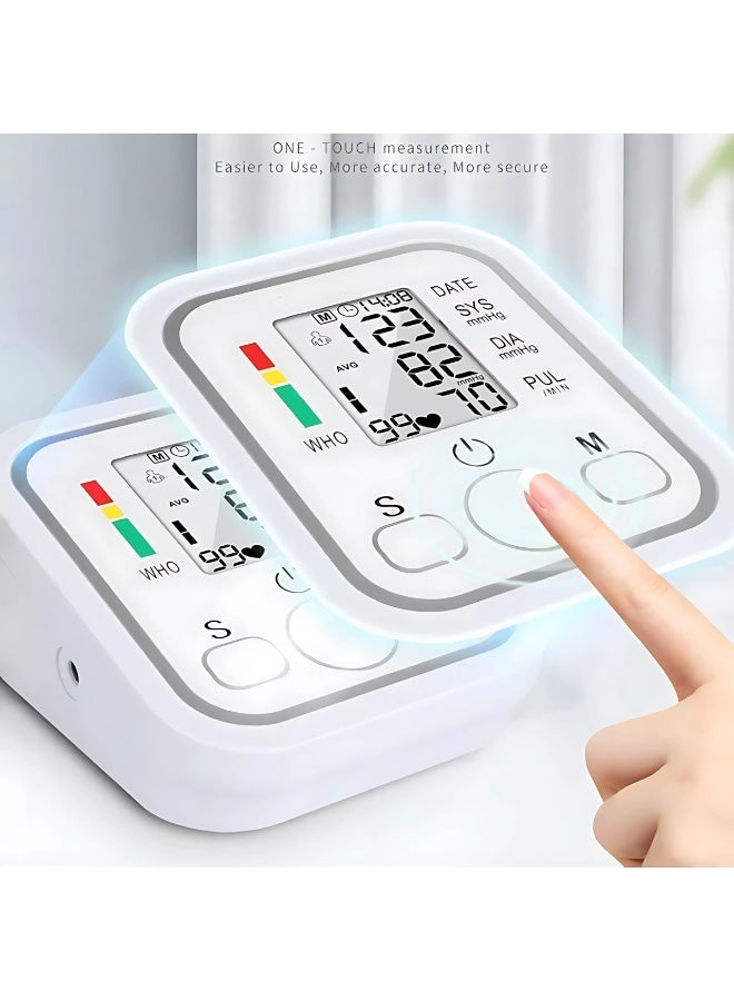 HUMJO Full-Automatic Blood Pressure Machine BP Monitor with Voice Broadcast Function - Image 2