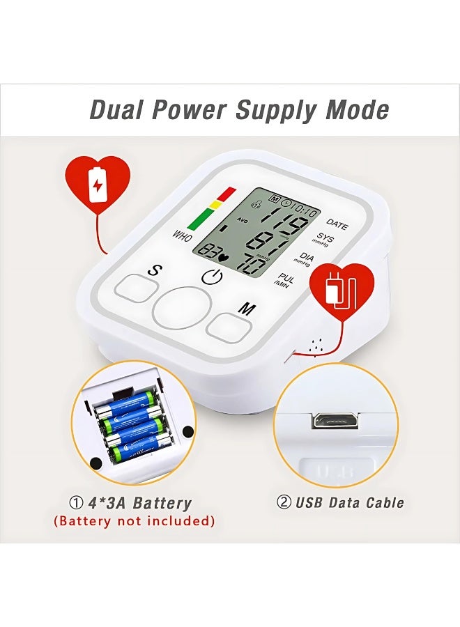 HUMJO Full-Automatic Blood Pressure Machine BP Monitor with Voice Broadcast Function - Image 5