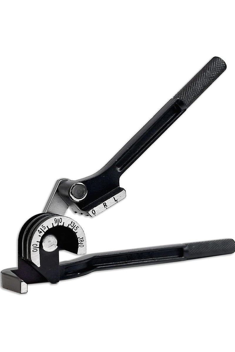3 in 1 Manual Tubing Bending Tools 0-180 Degrees 1/4, 5/16, and 3/8 Inch (Matte Surface) for Copper Aluminum Brass and Thin Stainless Steel Pipes，Black - Image 1
