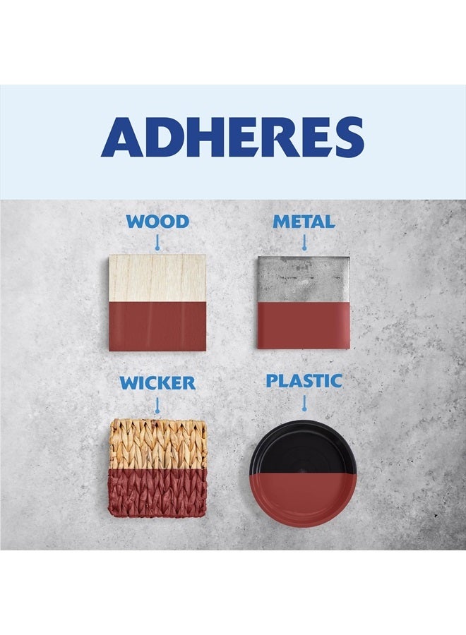 RUST-OLEUM 334063 Painter's Touch 2X Ultra Cover Spray Paint, 12 oz, Satin Colonial Red - Image 5