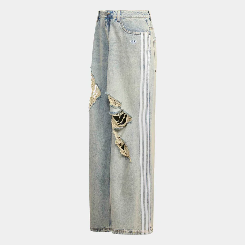 ADIDAS ORIGINALS LOOSE DENIM DESTRESSED Pants