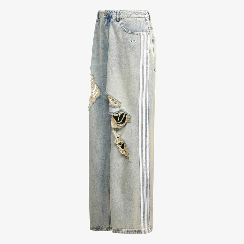 ADIDAS ORIGINALS LOOSE DENIM DESTRESSED Pants