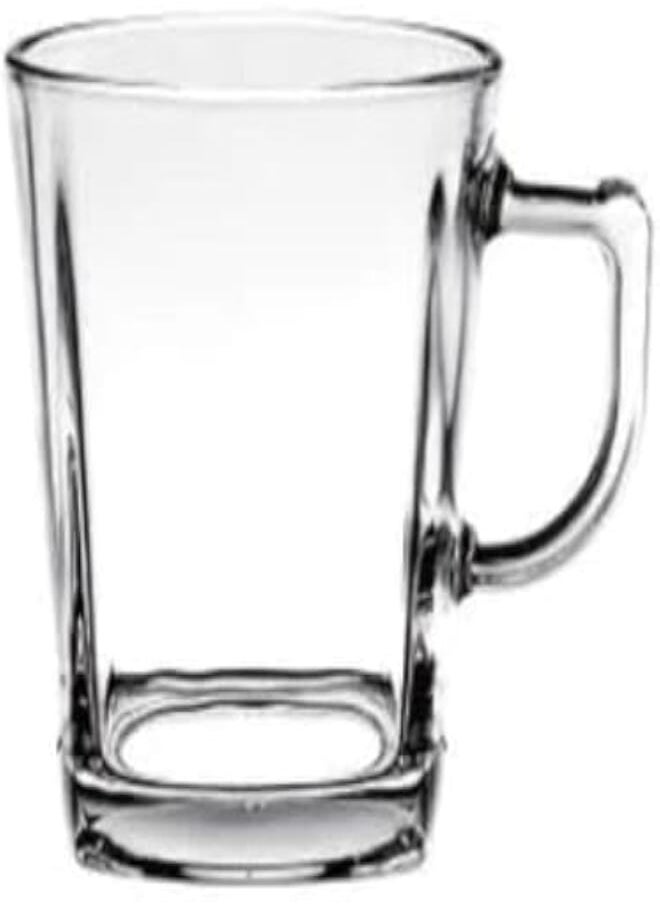 Blinkmax Blink Max brand cup set, pure glass, 6-piece set, code: 68 plain squares 