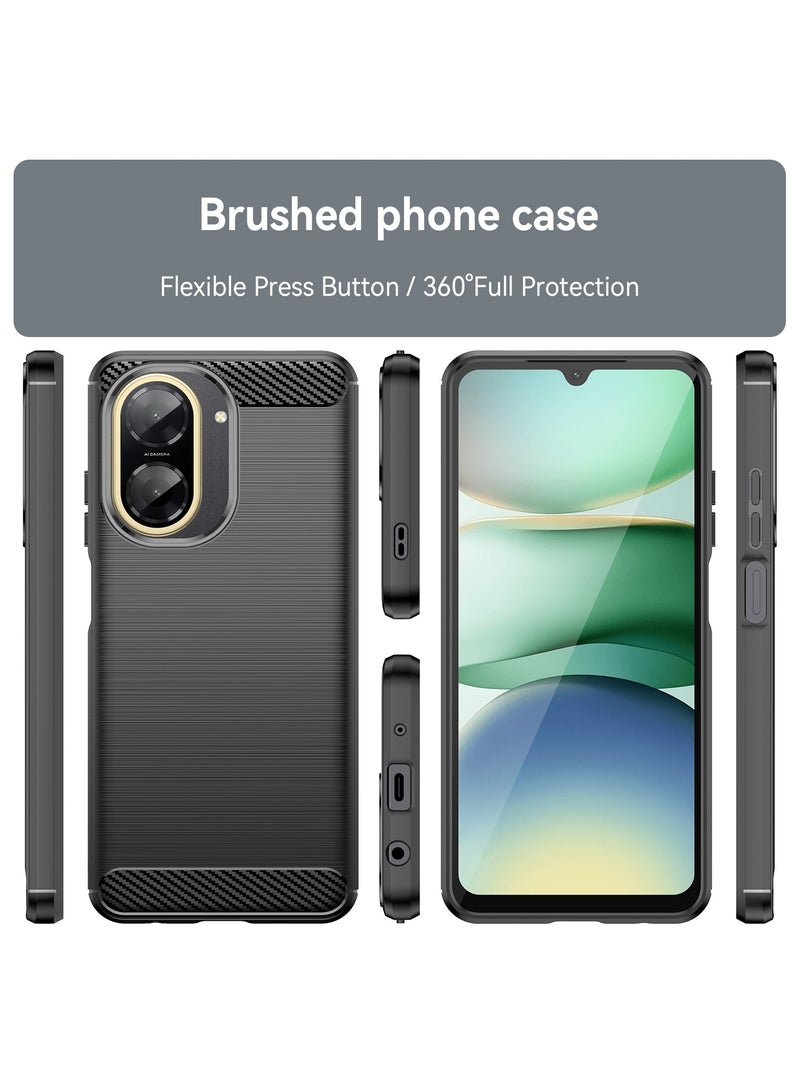 CHEROSIN Phone Case for Xiaomi Redmi A5 4G/ Xiaomi Poco C71 4G Soft TPU Brushed Texture Anti-Slip Cover - Image 4