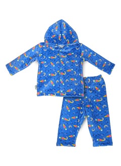 BabyShoora Baby two-piece set of pants + sweatshirt and cape  - Image 1