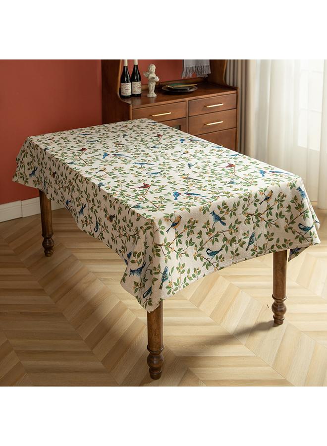 Bluejw Light Luxury Vintage Jacquard Tablecloth Advanced Sense Tablecloth Cover Cloth Coffee Table Cloth Rectangular American Style Tablecloth Household Customization - Image 5