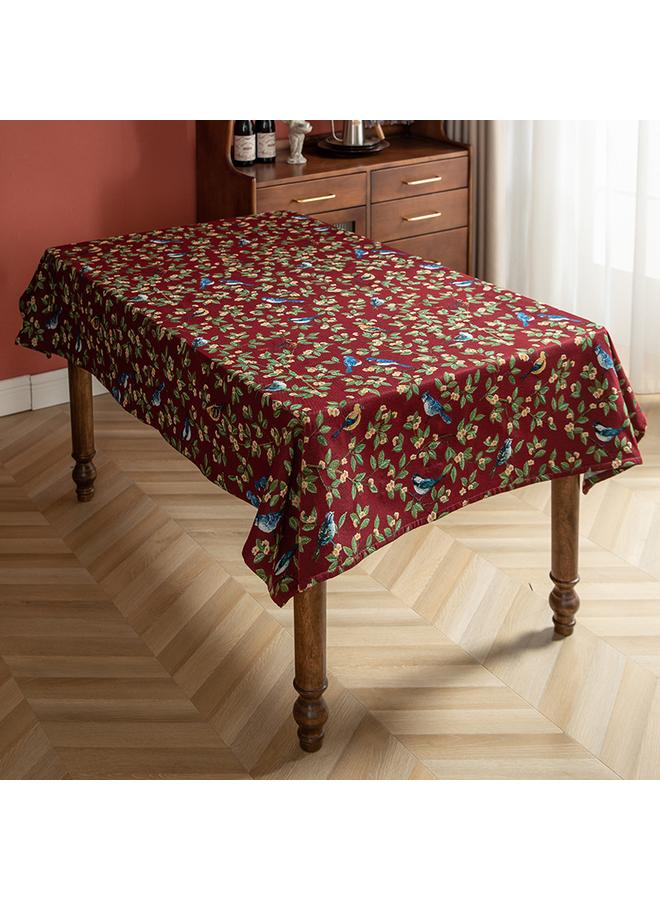 Bluejw Light Luxury Vintage Jacquard Tablecloth Advanced Sense Tablecloth Cover Cloth Coffee Table Cloth Rectangular American Style Tablecloth Household Customization - Image 1