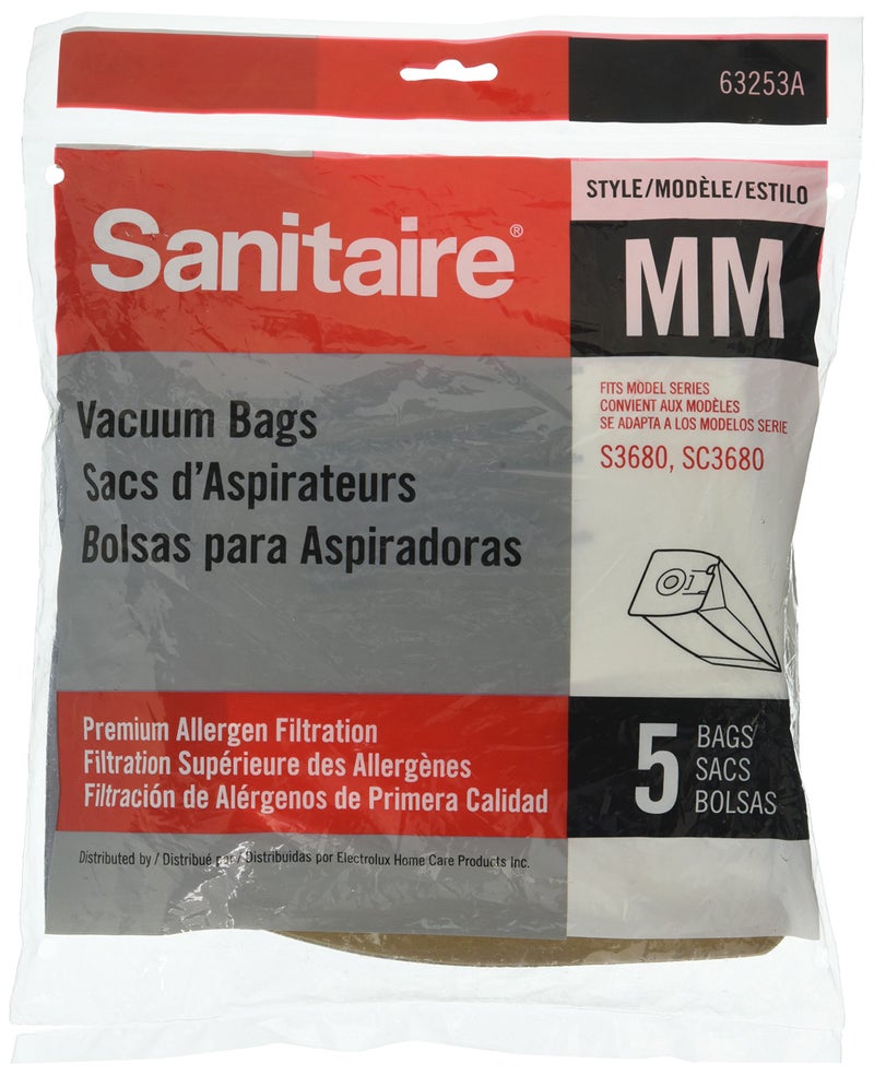 Sanitaire Eureka by Electrolux Style MM Premium Allergen Filtration Bags 5pk 63253 - Image 1