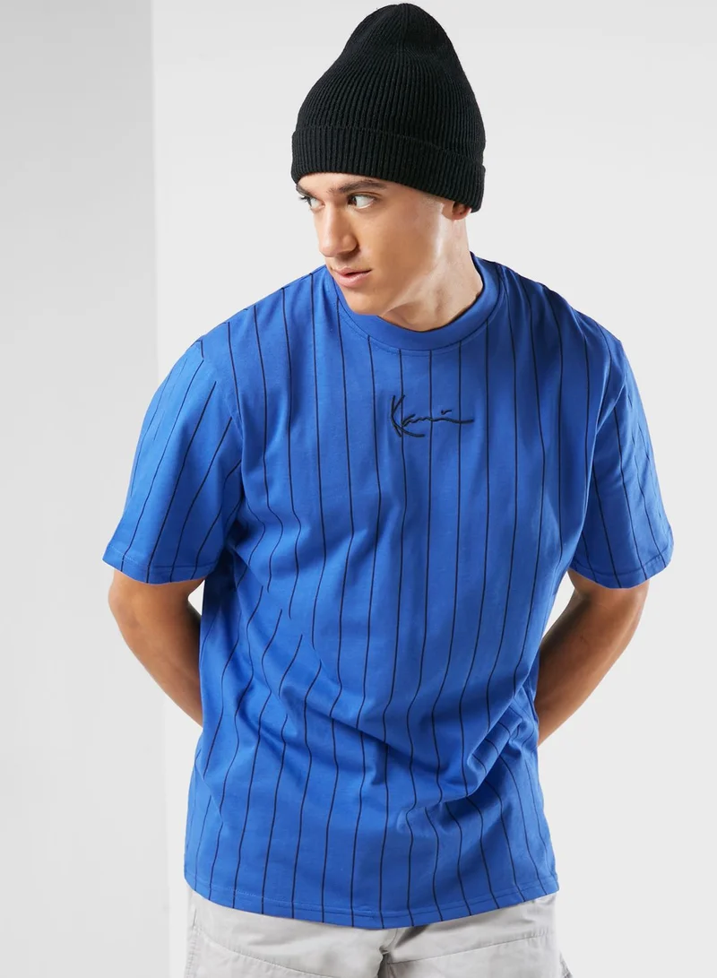 Karl Kani Signature Pinstripe T-Shirt