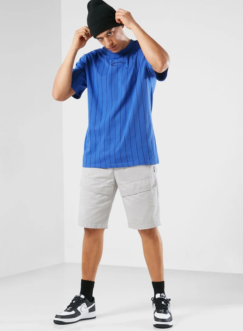 Karl Kani Signature Pinstripe T-Shirt