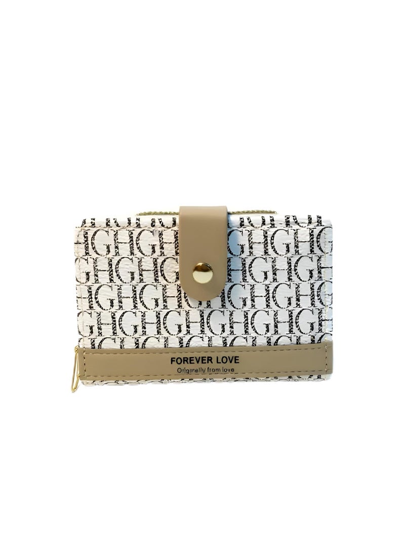 Luxury wallet for women multifunctional-stylish versatile wallet for women with ample space, two zipper sections, card holder, coin storage for practical events (option 5) - Image 1