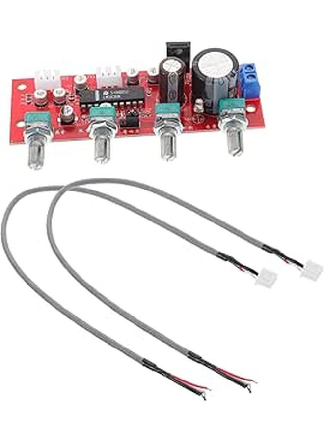 لوحة تحكم نغمة مكبر الصوت NE5532 مع تعديلات الباس والترابل - Image 1