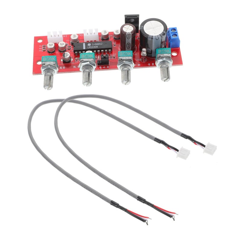 لوحة تحكم نغمة مكبر الصوت NE5532 مع تعديلات الباس والترابل - Image 2