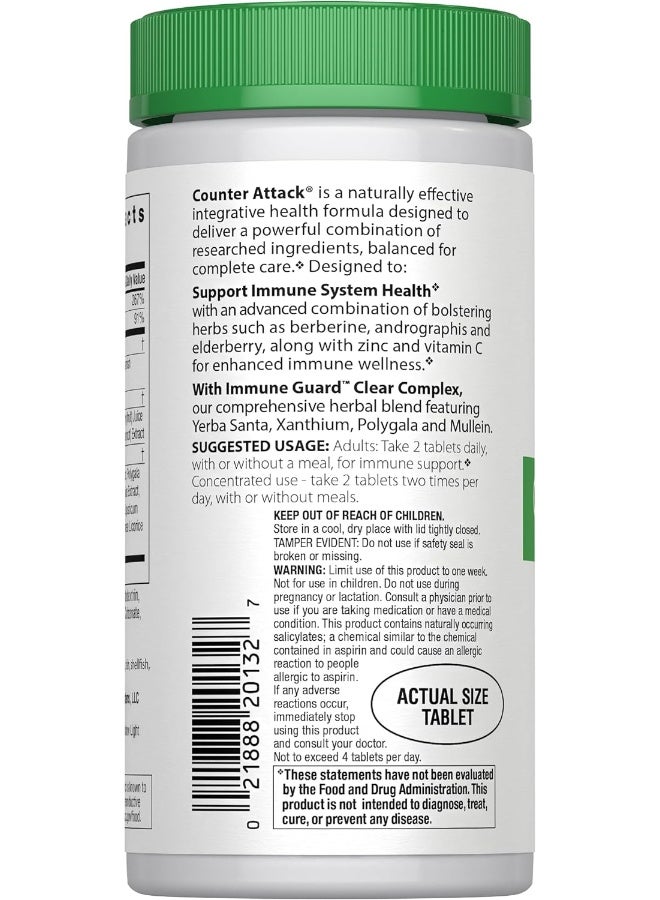 Rainbow Light Immune Support, Vitamin C & Zinc, Counter Attack, Gluten Free, Vegan, Sugar-Free, 3 Targeted Blends For Overall Immune Support, 90 Tablets - Image 2