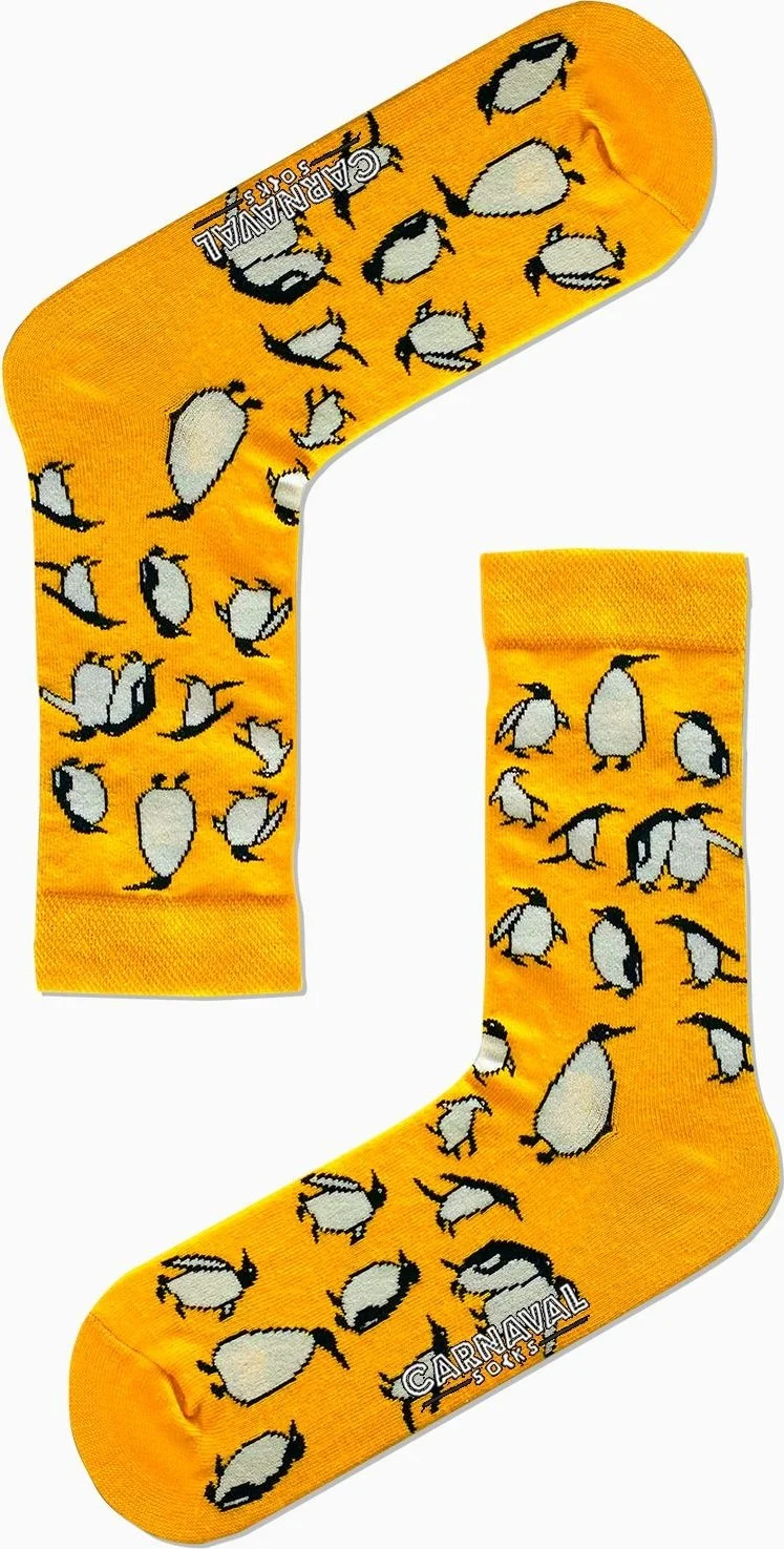 Carnaval Socks Penguin Patterned Colorful Socks