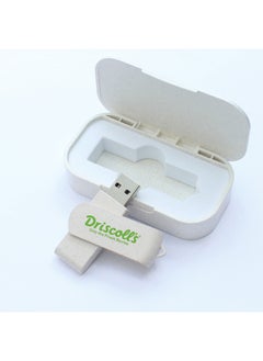 Generic Wheat Straw Degradable Box Wheat Straw U Disk Set Wheat Straw U Disk Custom LogoU Disk-Capacity:64GB  - Image 5
