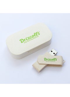 Generic Wheat Straw Degradable Box Wheat Straw U Disk Set Wheat Straw U Disk Custom LogoU Disk-Capacity:64GB  - Image 4