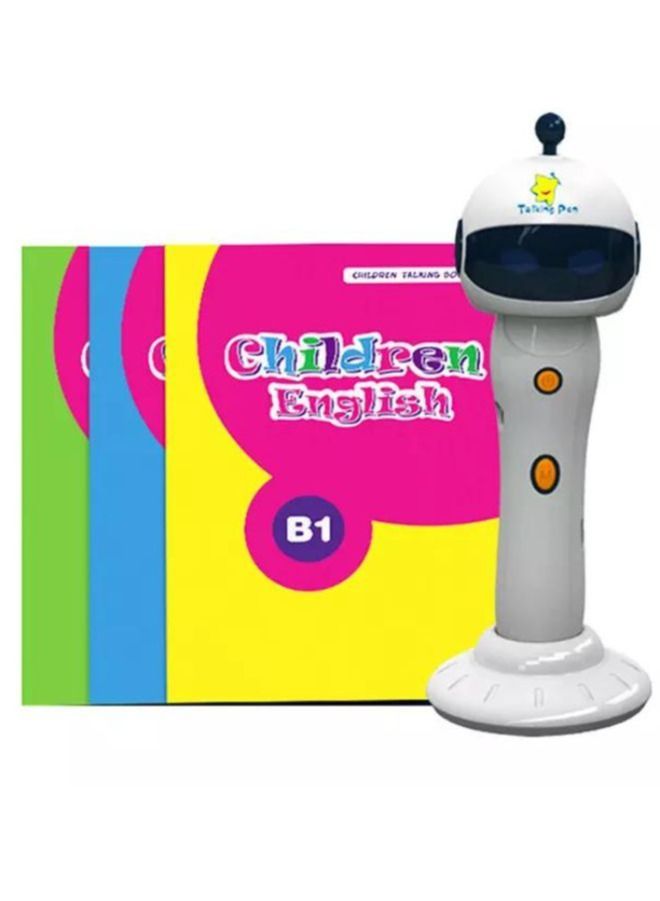 Multi-Languages Learning Talking Pen Educational Toy with 3 Books for Kids to learn Music, Record, words in English, Arabic, Spanish, French, Korean and Chineese  - Image 1