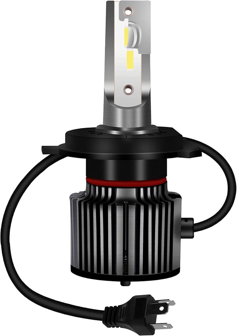 أوسرام OSRAM LEDriving ≜ H4، مصابيح أمامية للسيارات بلون أبيض بارد 6000K، متوافقة مع سيارات الركاب 12V، سطوع أكثر بنسبة 120%، 2000 لومن، 54 واط، 64193DWSPK، صندوق مزدوج (مصباحان) - Image 4