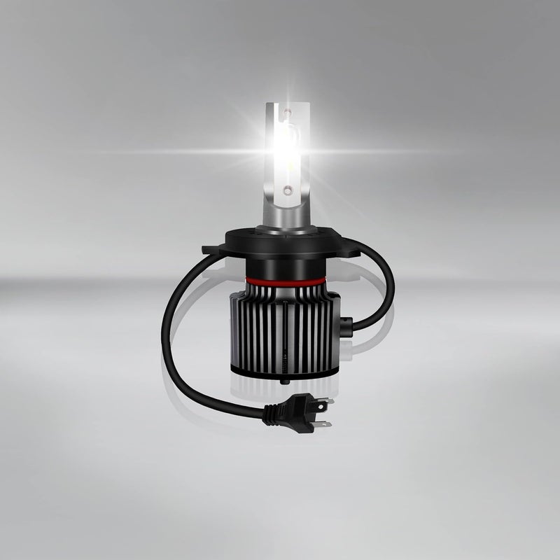أوسرام OSRAM LEDriving ≜ H4، مصابيح أمامية للسيارات بلون أبيض بارد 6000K، متوافقة مع سيارات الركاب 12V، سطوع أكثر بنسبة 120%، 2000 لومن، 54 واط، 64193DWSPK، صندوق مزدوج (مصباحان) - Image 5