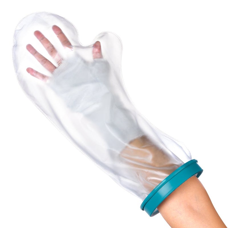 klarako Adult Arm Cast Cover for Shower Bath, Cast Cover for Shower Bath, Waterproof Cast Protector Keep Cast Bandage Dry for Shower Short Arm, Light & Travel-Friendly - Image 2