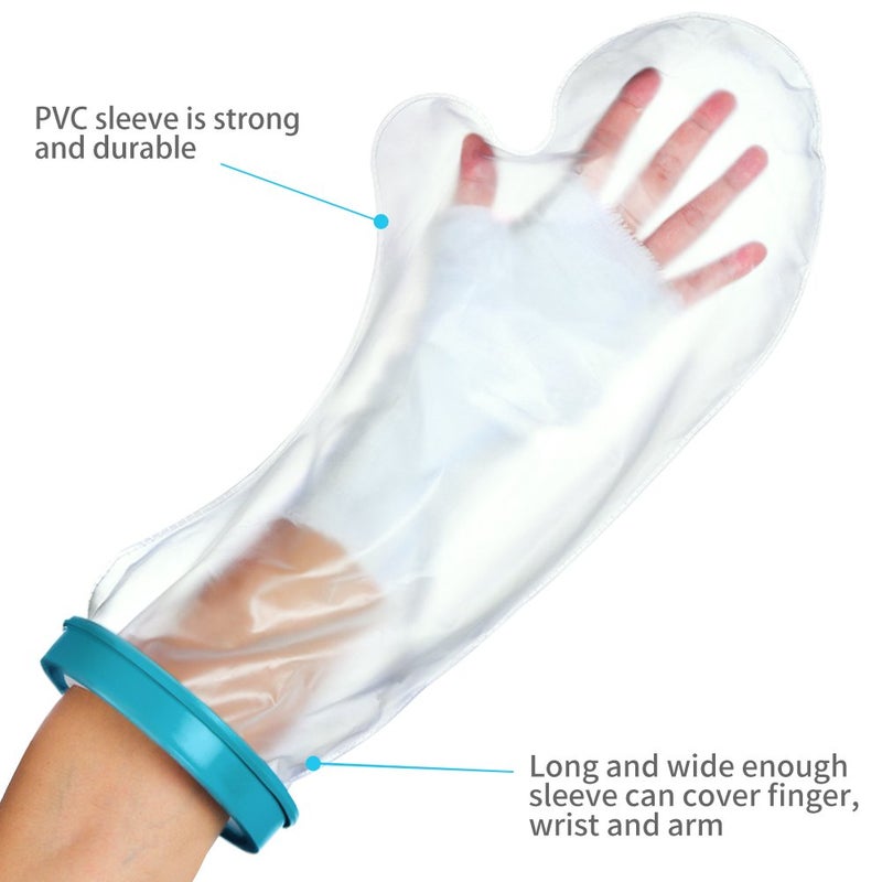 klarako Adult Arm Cast Cover for Shower Bath, Cast Cover for Shower Bath, Waterproof Cast Protector Keep Cast Bandage Dry for Shower Short Arm, Light & Travel-Friendly - Image 5