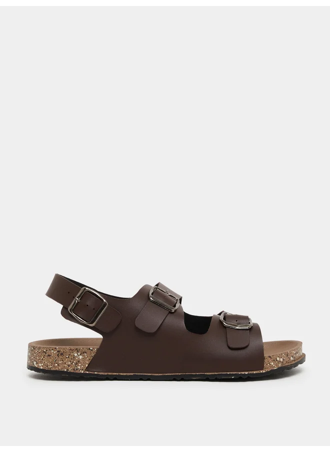 Styli Styli Ankle Strap Platform Sole Sandals