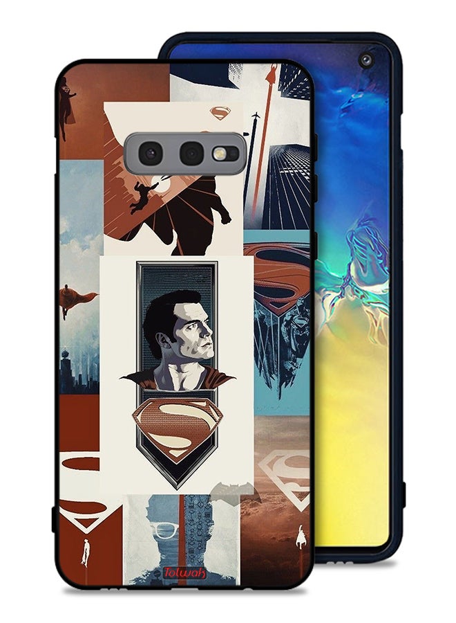 Tolwak Samsung Galaxy S10e Protective Case Cover Superman Art - Image 1