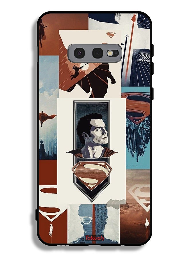 Tolwak Samsung Galaxy S10e Protective Case Cover Superman Art - Image 2