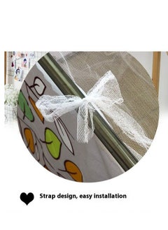 Bluejw Starry Deer Designed Upper Deck Curtain Cotton Blend Without Stand Black  - Image 3