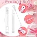 LOAVER 40 Pcs Mini Bubble Wands Bulk for WeddingWhite Circle Party Favor Bubble Sticks for Wedding Reception Send Off Birthday Anniversary Celebration Summer Toys Party Supplies - Image 4