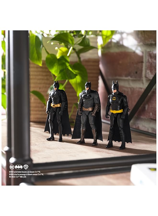 DC Comics Kids Toy Batman 85Th Anniversary 4 Inch Action Figure 3 Pack - Image 3