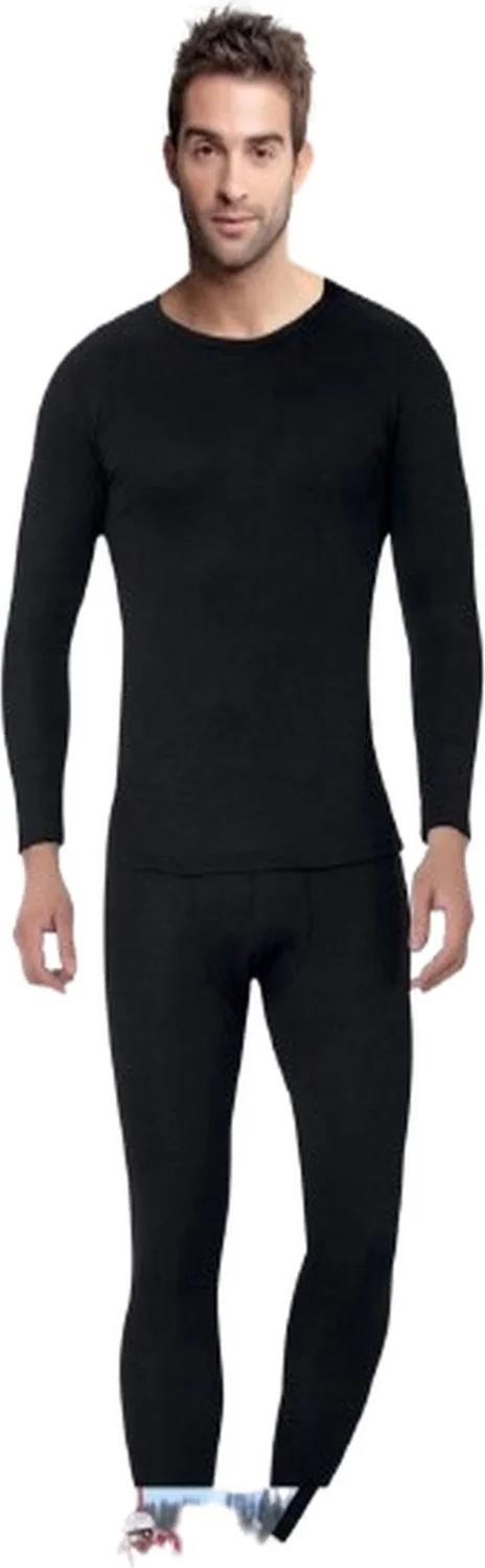 توتكو Passion Men's Winter Interlock Cotton Bottom and Top Underwear Set - 1 Set