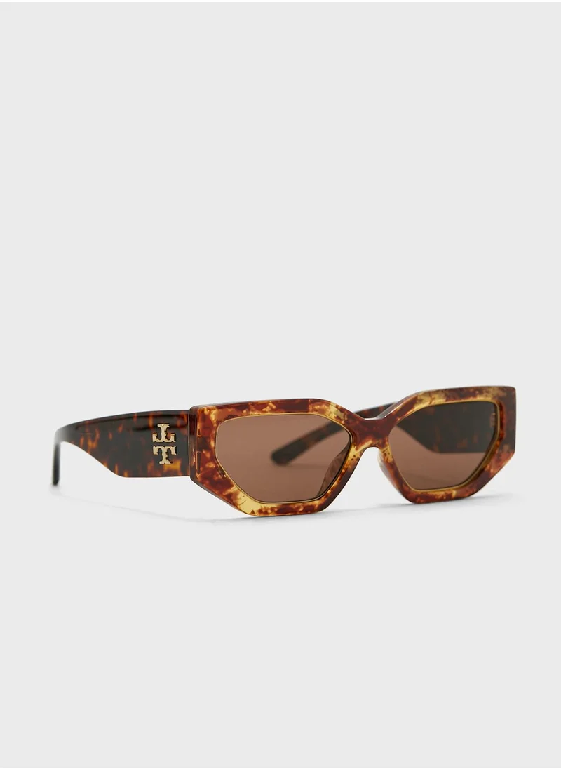 Tory Burch 0Ty9070U Cateye Sunglasses