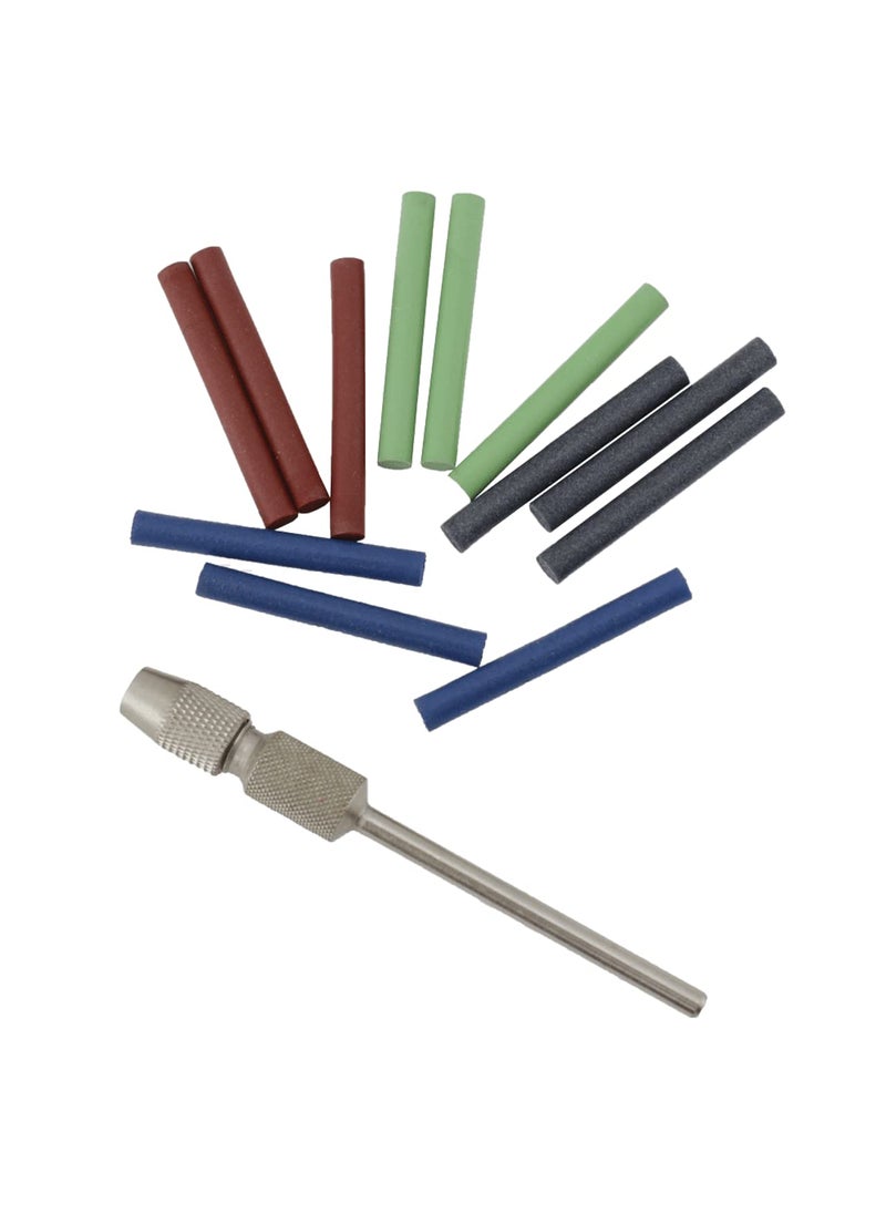 SWISSO SWISSO Silicone Polishing Pin Set with Mandrel 3mm 
