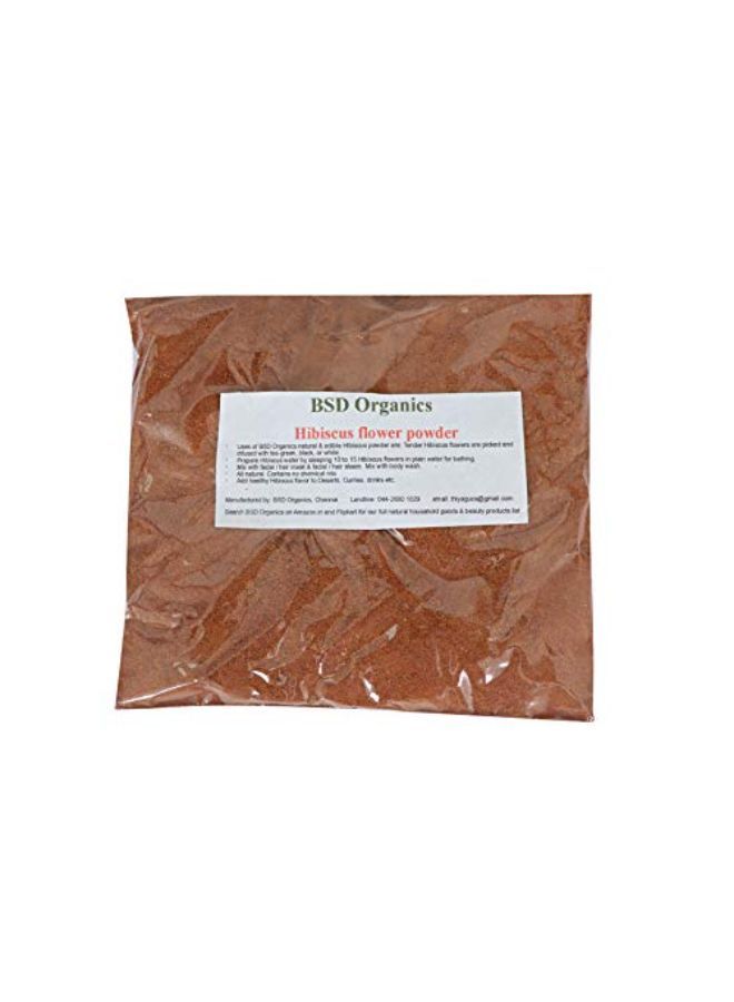 BSD Organics Hibiscus Flower Powder For Face, Skin, Hair Care, 100 G - Image 3