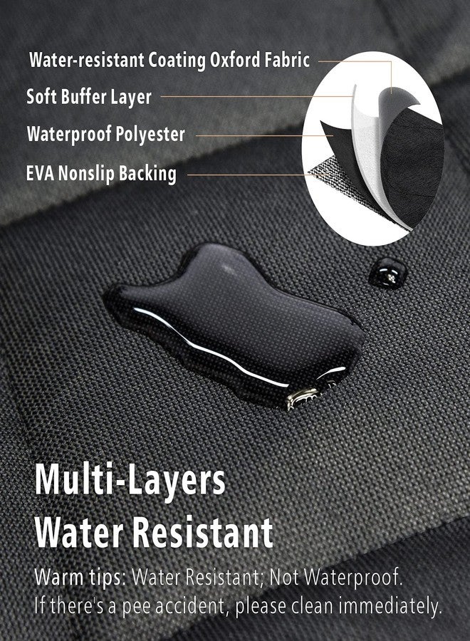 F-color SUV Cargo Liner for Dogs, Upgraded Extra Large Water Resistant Pet Cargo Cover Dog Seat Cover Mat for SUVs with with Bumper Flap for Full-Size SUVs Vans, Black - Image 4
