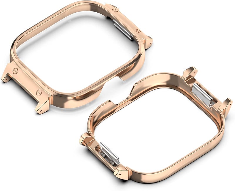 Stainless Steel Metal Frame Case Cover Watch 5 ESIM 5/4 20mm Wide Strap Intelligent Device Style Enhanced High-End Bezel - Image 5