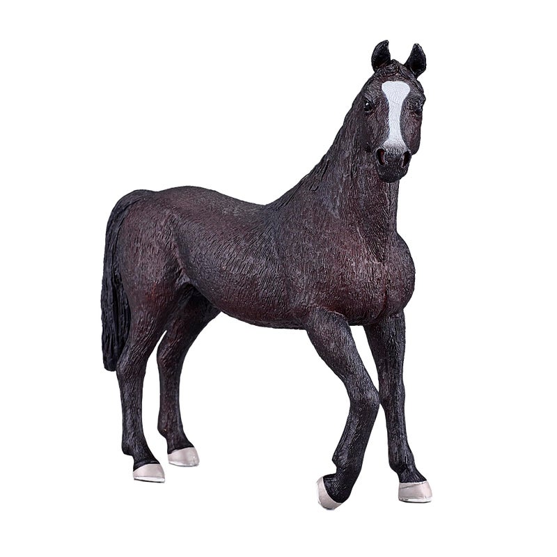 MOJO Arabian Stallion, Black Realistic Horse Toy Replica Hand Painted Figurine - Image 1